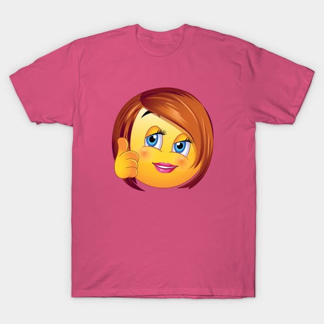 Thumbs Up Emoji T-Shirt by EmojiMan